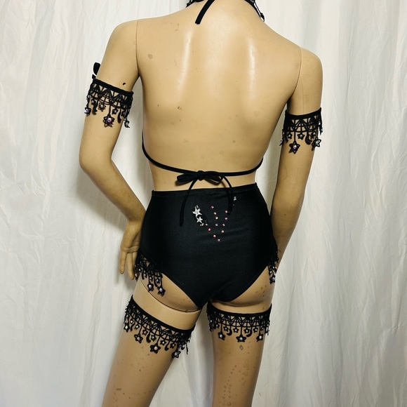 - Stars and Moons Galaxy Celestial Rave  Festival Outfit - Picture 3 of 4